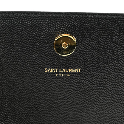 Saint Laurent Grain De Poudre Small Monogram Kate Satchel Black 6 of 10