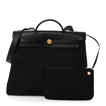 Hermes Military Toile Vache Hunter Herbag Zip 39 MM 1 of 12