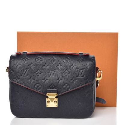 Louis Vuitton Empreinte Pochette Metis Marine Rouge 14 of 14