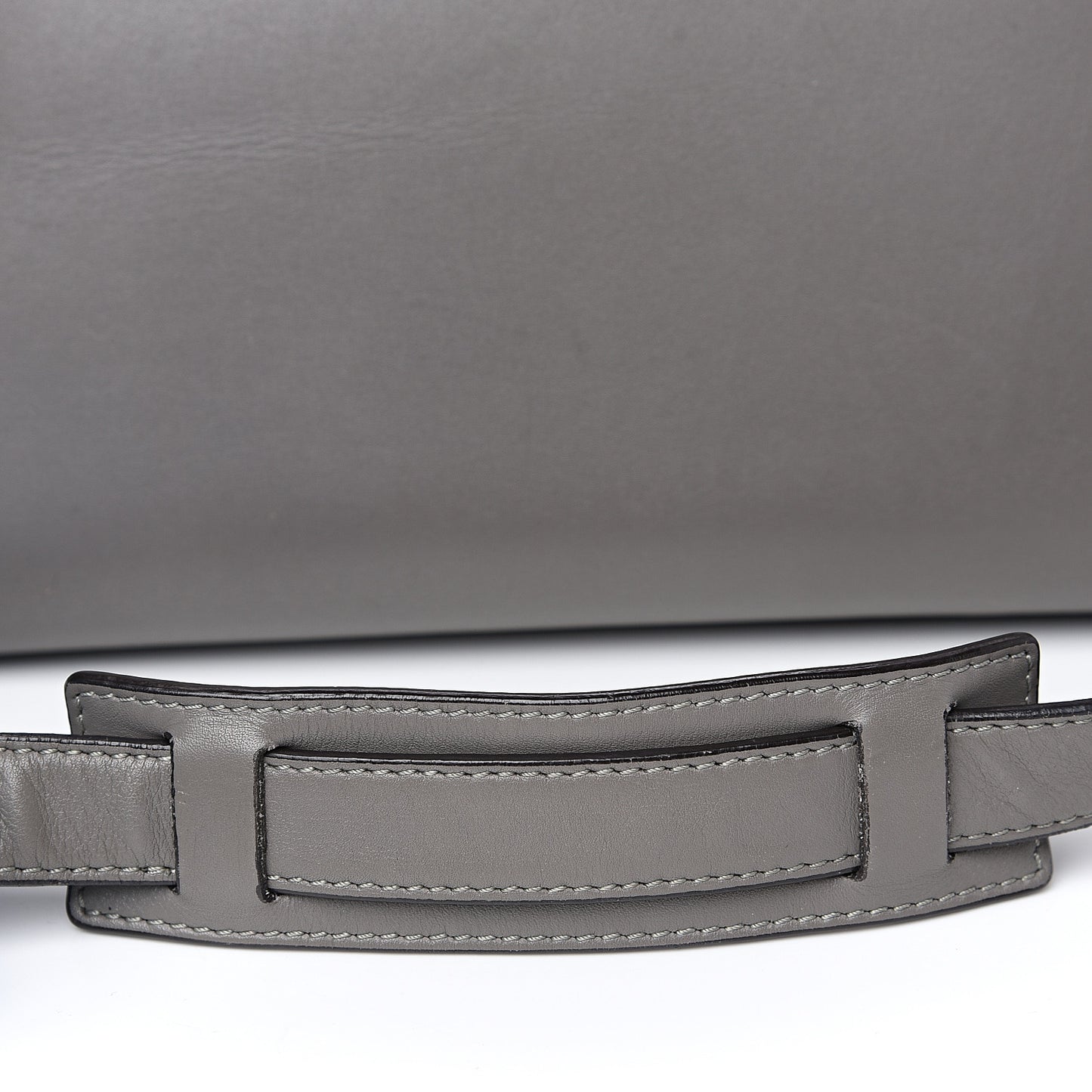Crocodile Embossed Nubuck Medium Trapeze Grey
