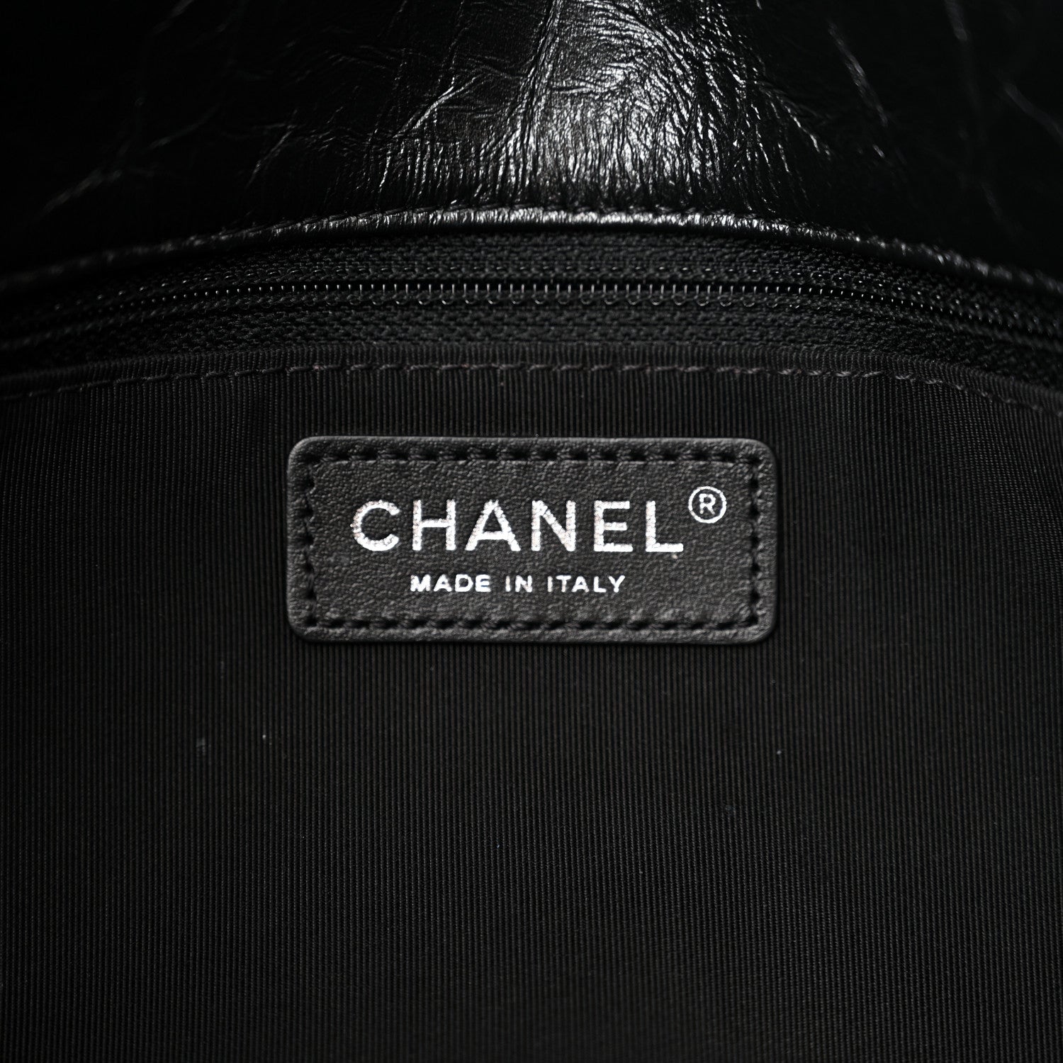 Chanel Metallic Crumpled Calfskin Big Bang Large Flap Bag Black 6 of 15
