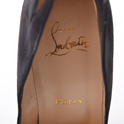 Christian Louboutin Suede Victorina 100 Pumps 39 Black 7 of 9