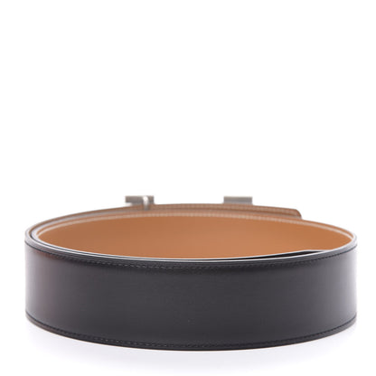 Hermes Box Chamonix 42mm Constance H Belt 80 Black Natural 2 of 6