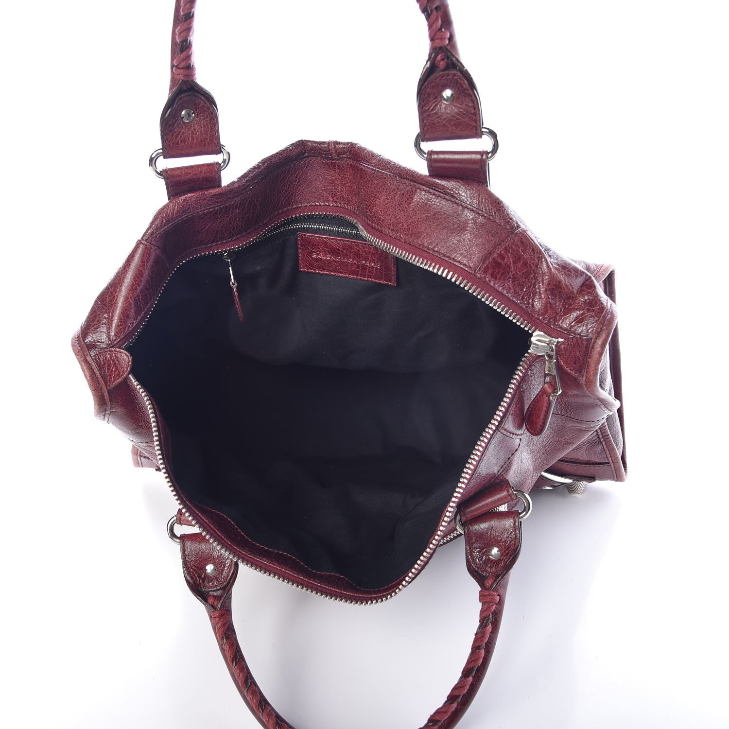 Balenciaga Agneau Giant 21 Silver Hardware Work Dark Wine 5 of 11