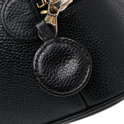 Chanel Caviar CC Vanity Cosmetic Case Black 14 of 16