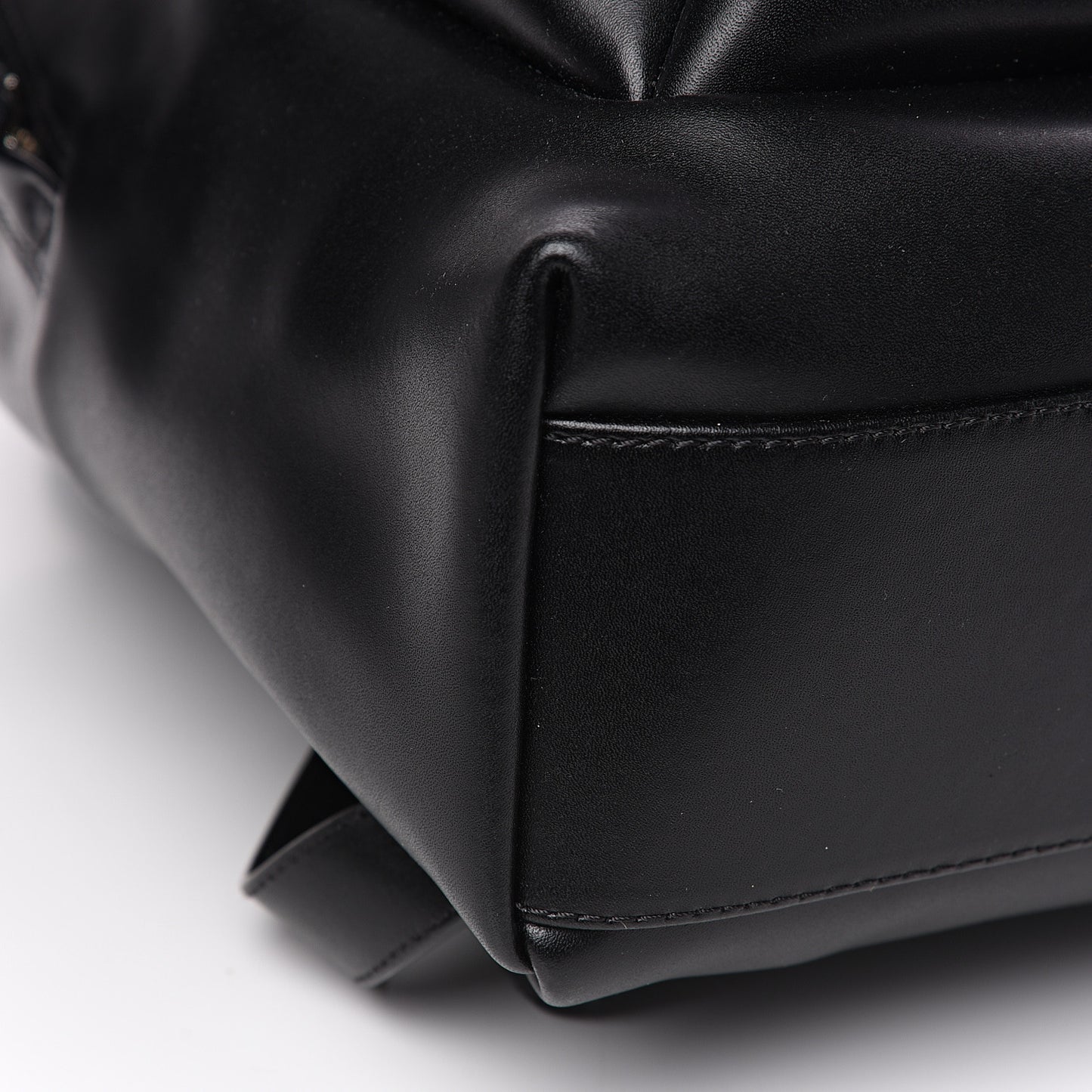 Calfskin Love Print Backpack Black