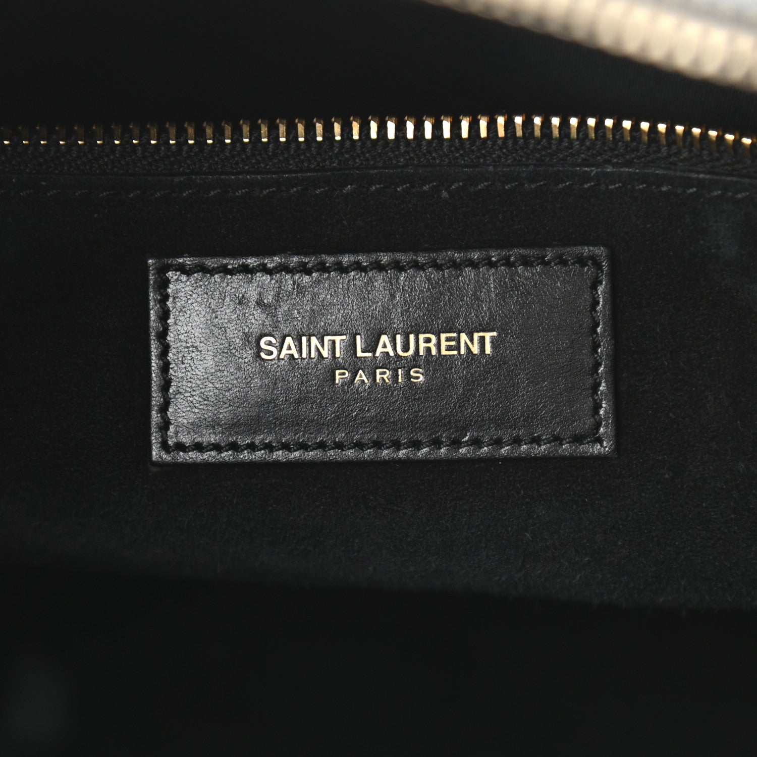 Saint Laurent Smooth Calfskin Bi-Color Duffle 6 Fuchsia Black 6 of 16