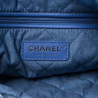 Chanel Denim Quilted Chanel 22 Blue 7 of 10