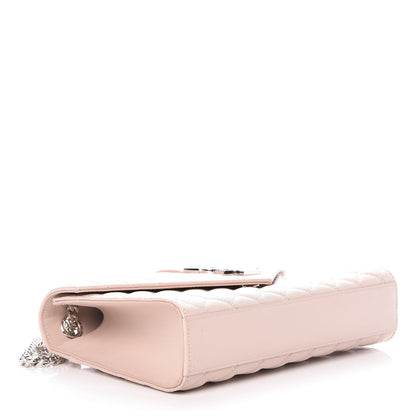 Saint Laurent Grain De Poudre Textured Mixed Matelasse Medium Triquilt Monogram Satchel Marble Pink 4 of 8