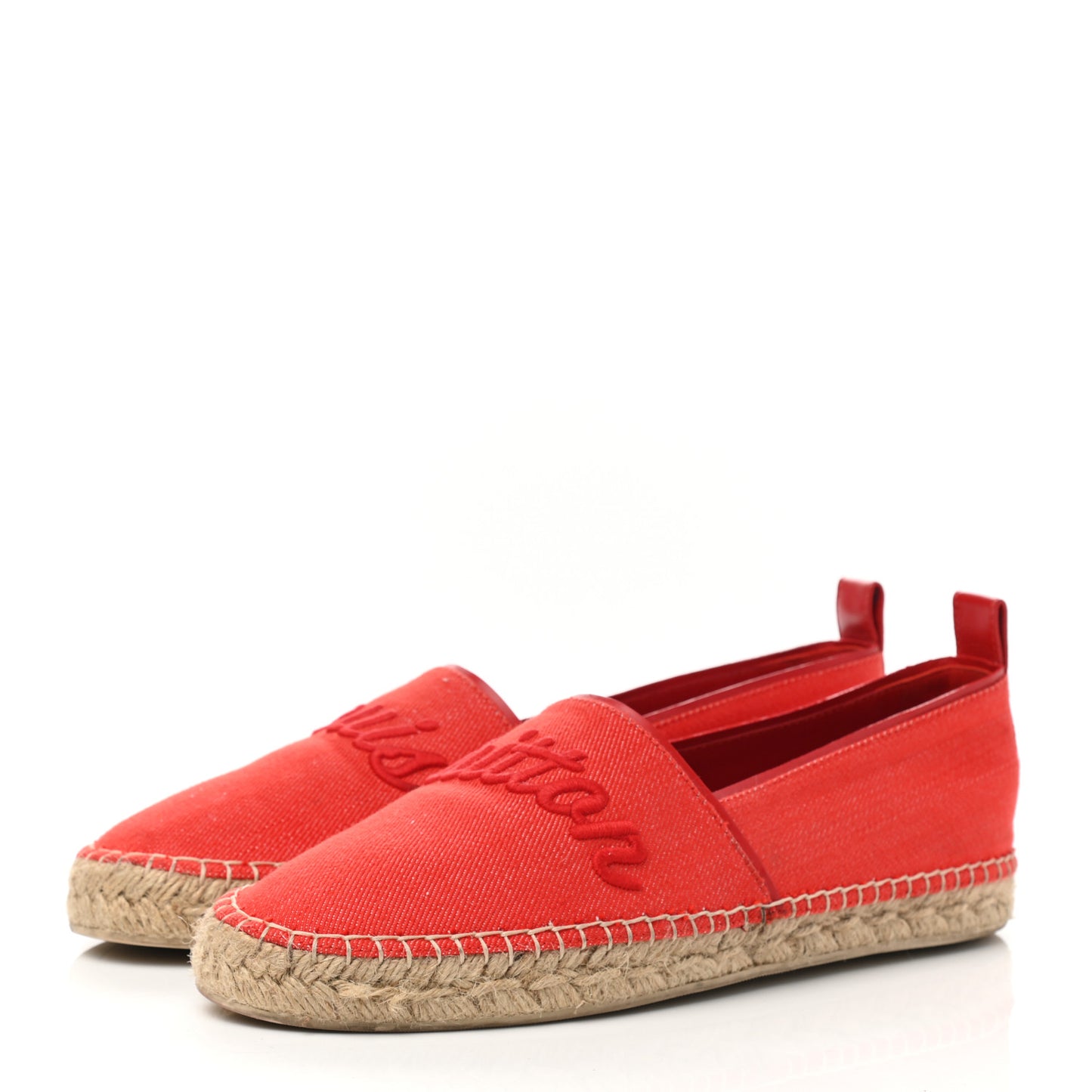 Canvas Waterfall Espadrille 39 Rouge