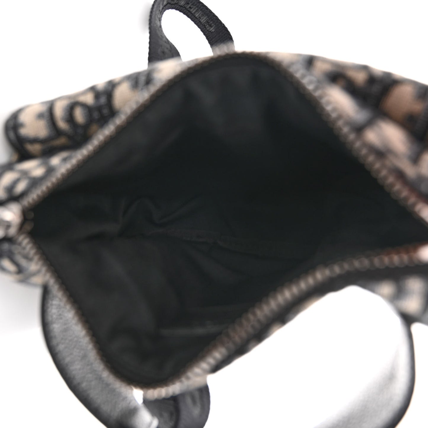 Oblique World Tour Saddle Belt Bag Beige Black