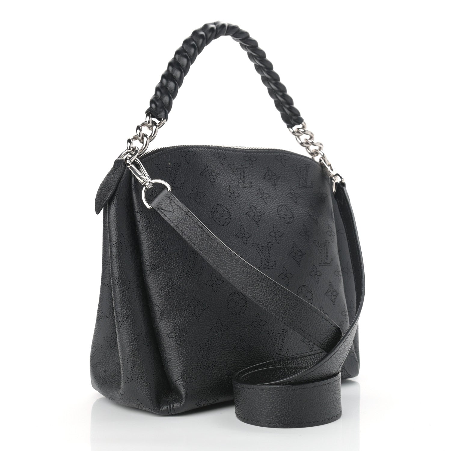 Louis Vuitton Mahina Babylone Chain BB Black 3 of 10