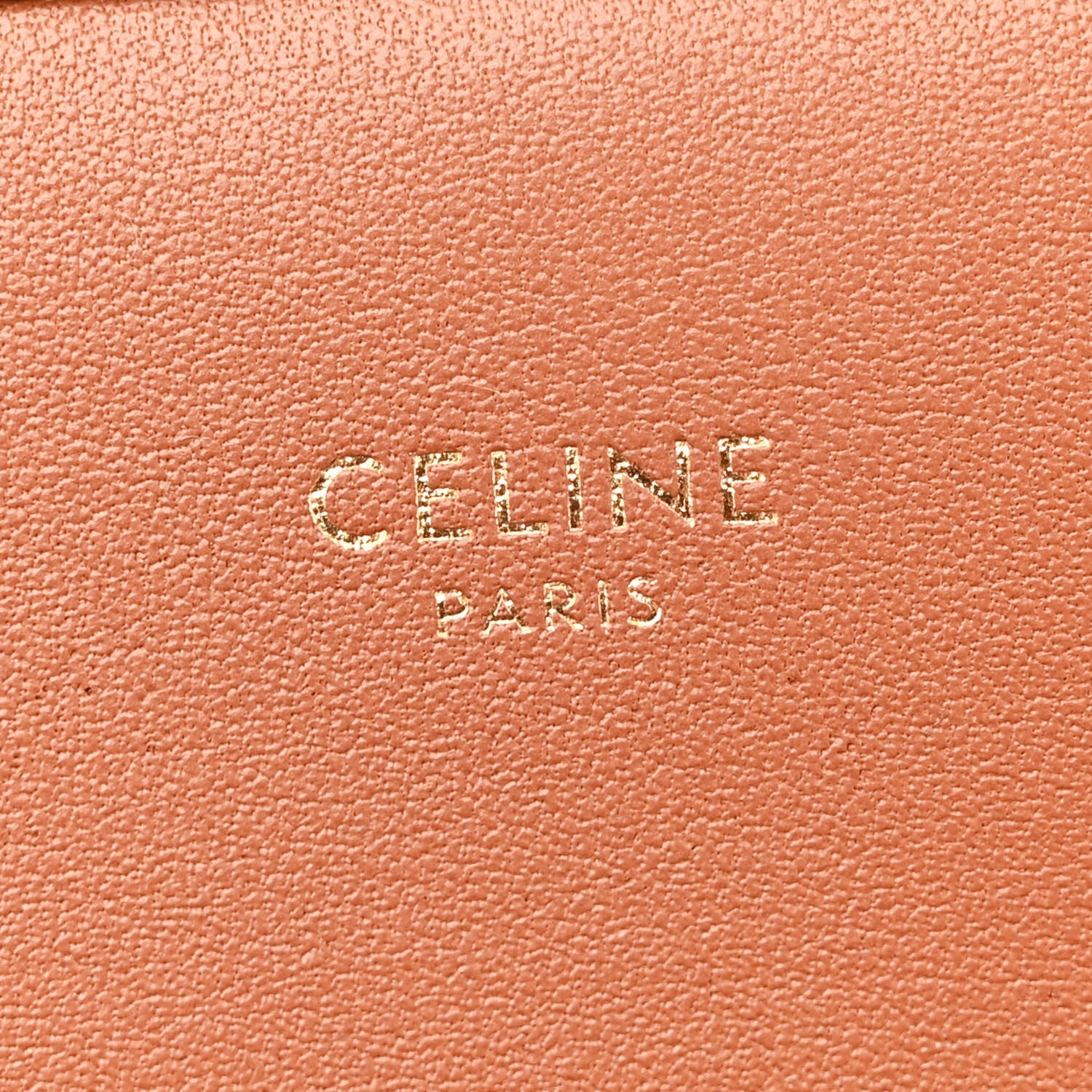 Celine Calfskin Triomphe Canvas Teen Triomphe Bag Tan 6 of 17