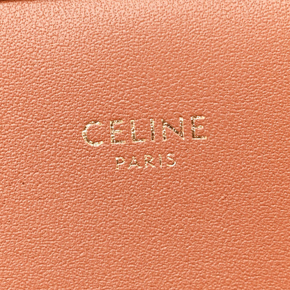 Celine Calfskin Triomphe Canvas Teen Triomphe Bag Tan 6 of 17