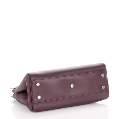 Saint Laurent Calfskin Medium Rive Gauche Cabas Bordeaux 5 of 8