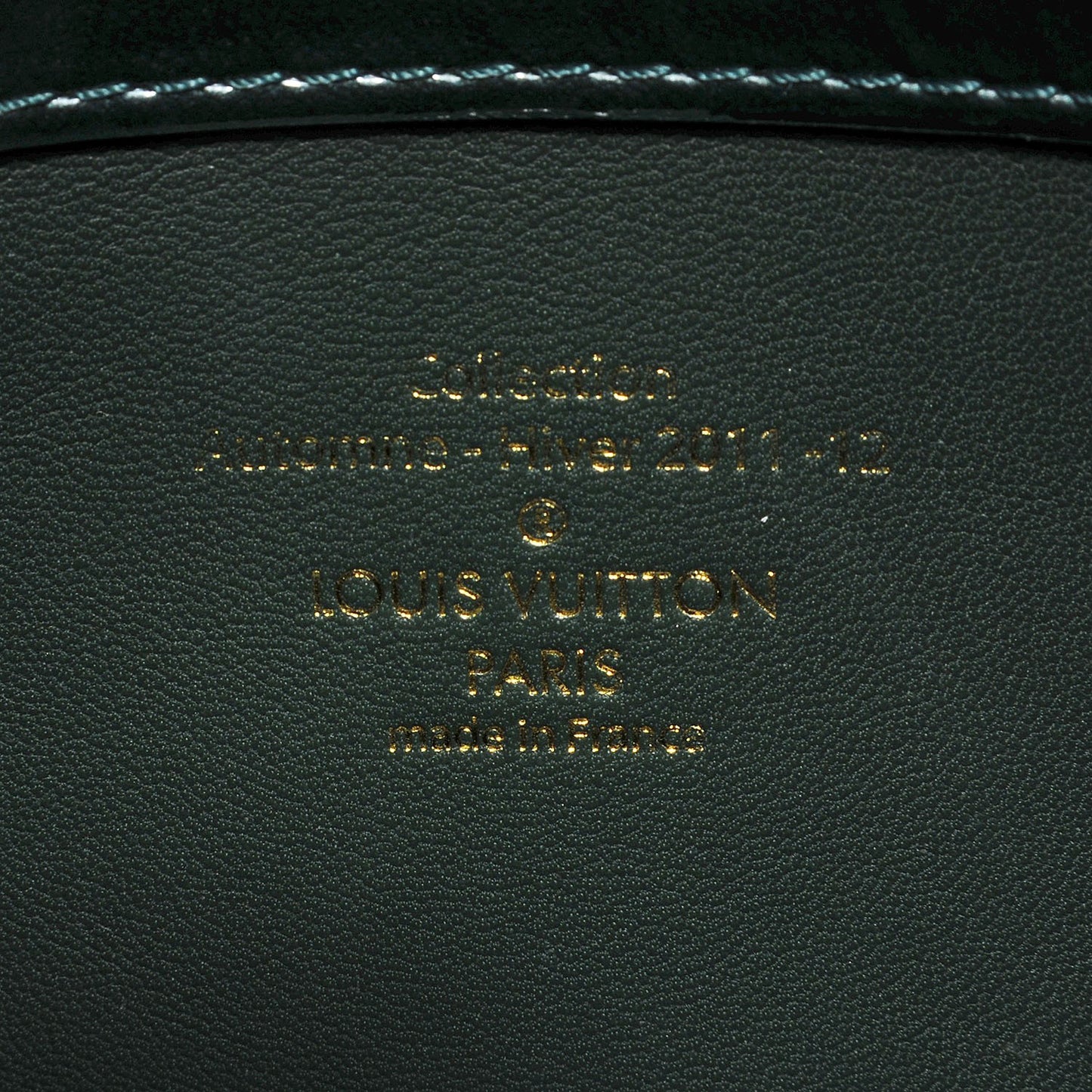 Patent Lambskin Fascination Lockit Vert Fonce