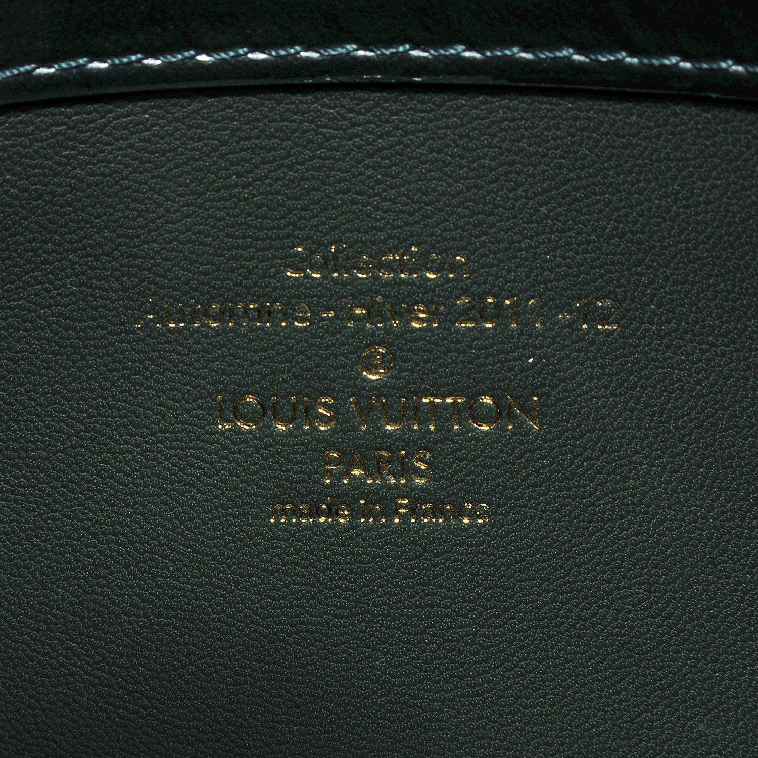 Louis Vuitton Patent Lambskin Fascination Lockit Vert Fonce 6 of 7