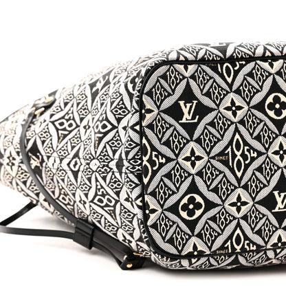 Louis Vuitton Jacquard Since 1854 Neverfull MM Grey 9 of 10