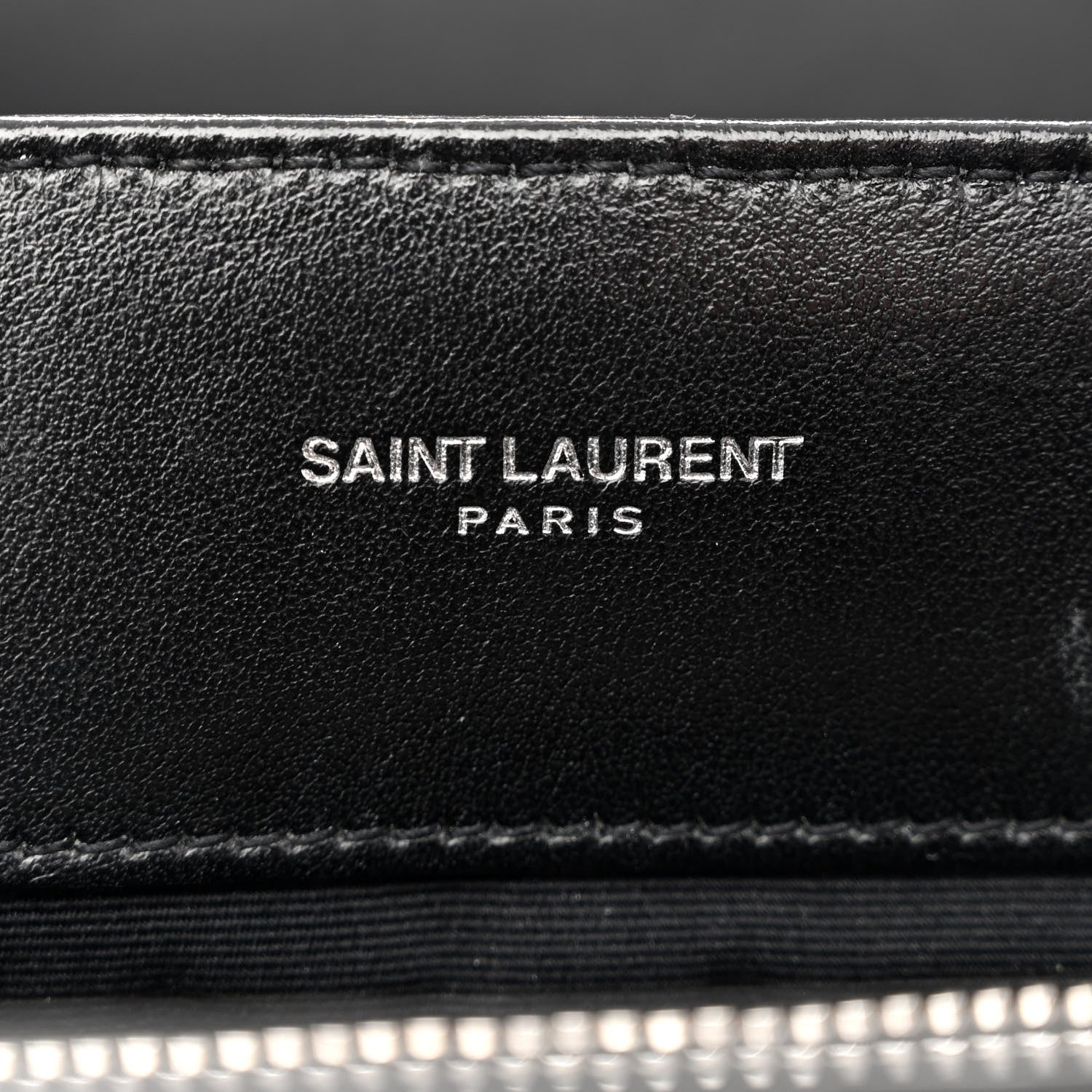 Saint Laurent Calfskin Y Quilted Monogram Medium Loulou Chain Satchel Black 7 of 12