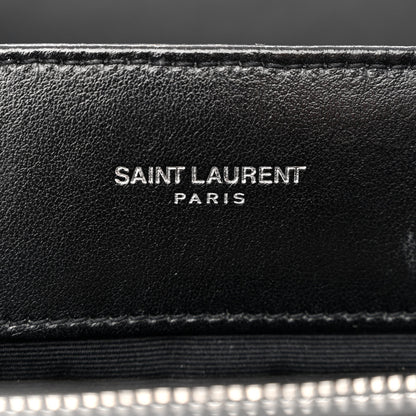 Saint Laurent Calfskin Y Quilted Monogram Medium Loulou Chain Satchel Black 7 of 12