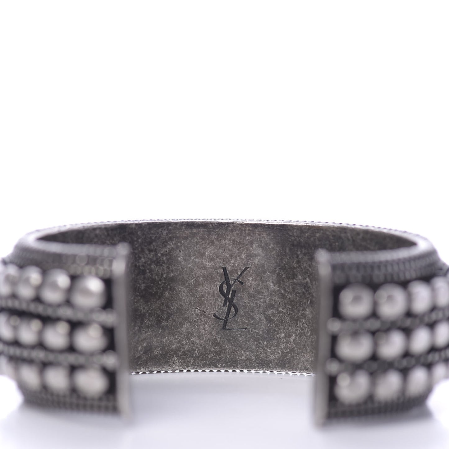 Brass Marrakech Motif Bracelet Silver