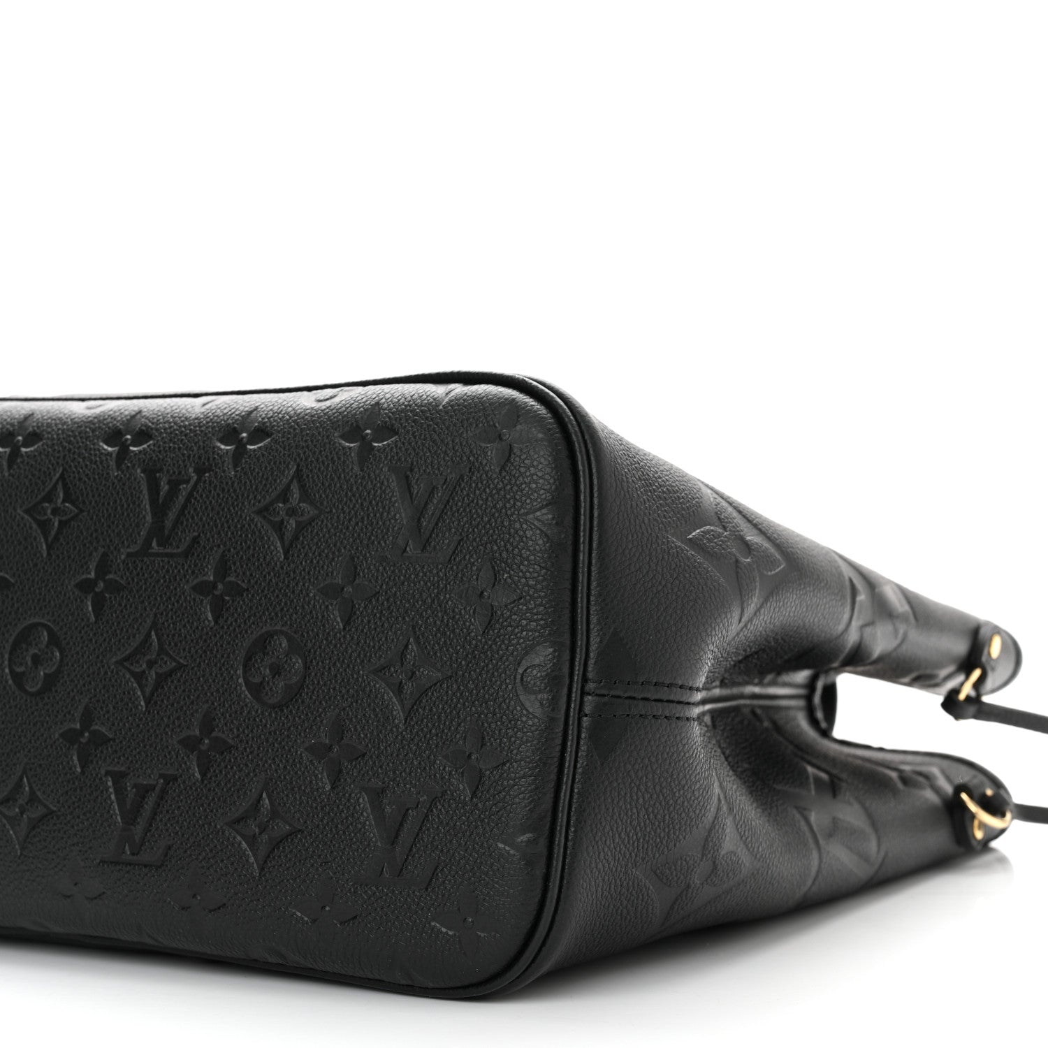 Louis Vuitton Empreinte Monogram Giant Neverfull MM Black 9 of 10
