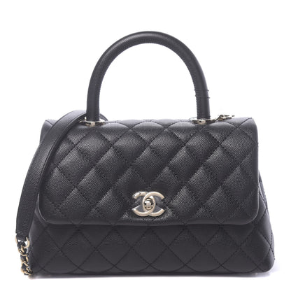 Chanel Caviar Quilted Mini Coco Handle Flap Black 1 of 11