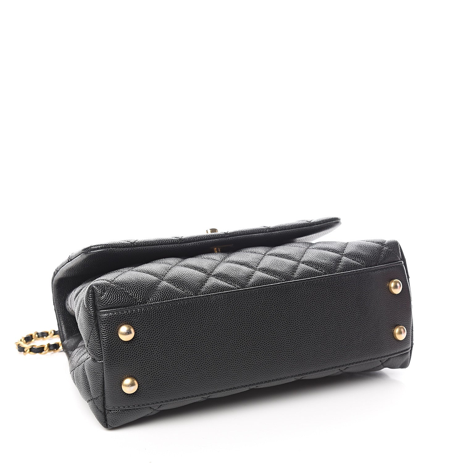 Chanel Caviar Quilted Mini Coco Handle Flap Black 3 of 10
