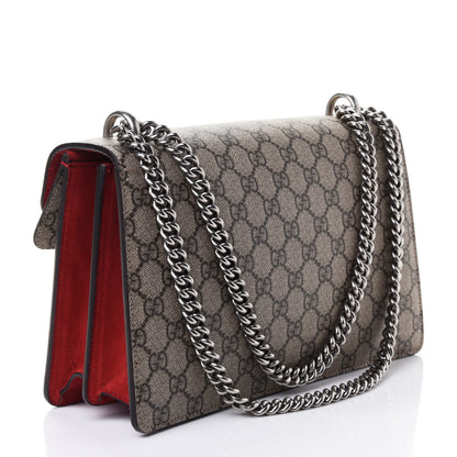 Gucci GG Supreme Monogram Small Dionysus Shoulder Bag Red 2 of 4