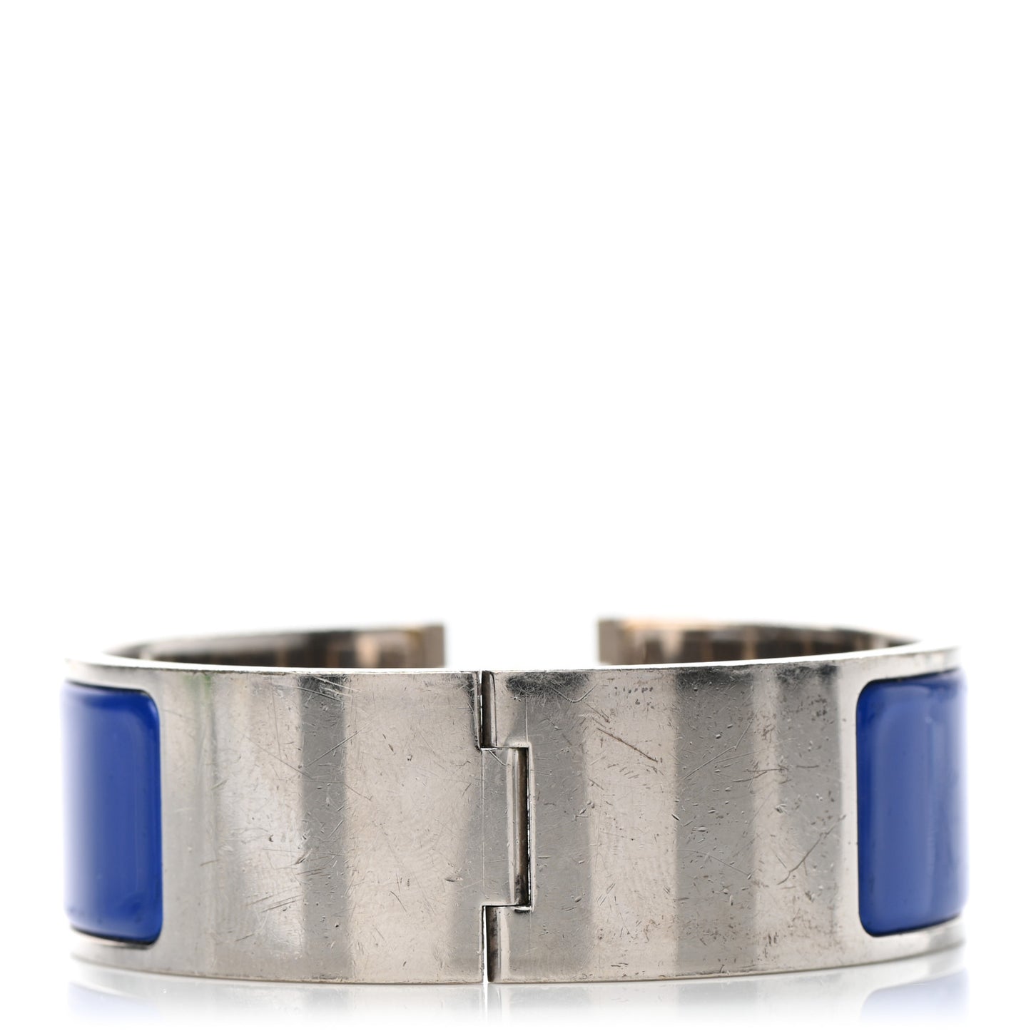 Enamel Wide Clic Clac H Bracelet PM Bleu Royal