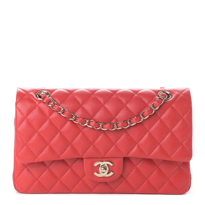 Chanel Caviar Quilted Medium Double Flap Red 1 of 10