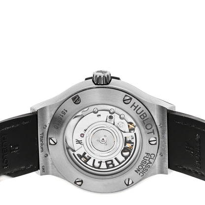 Hublot Titanium Alligator 38mm Classic Fusion Automatic Watch Green 565.NX.8970.LR 4 of 5