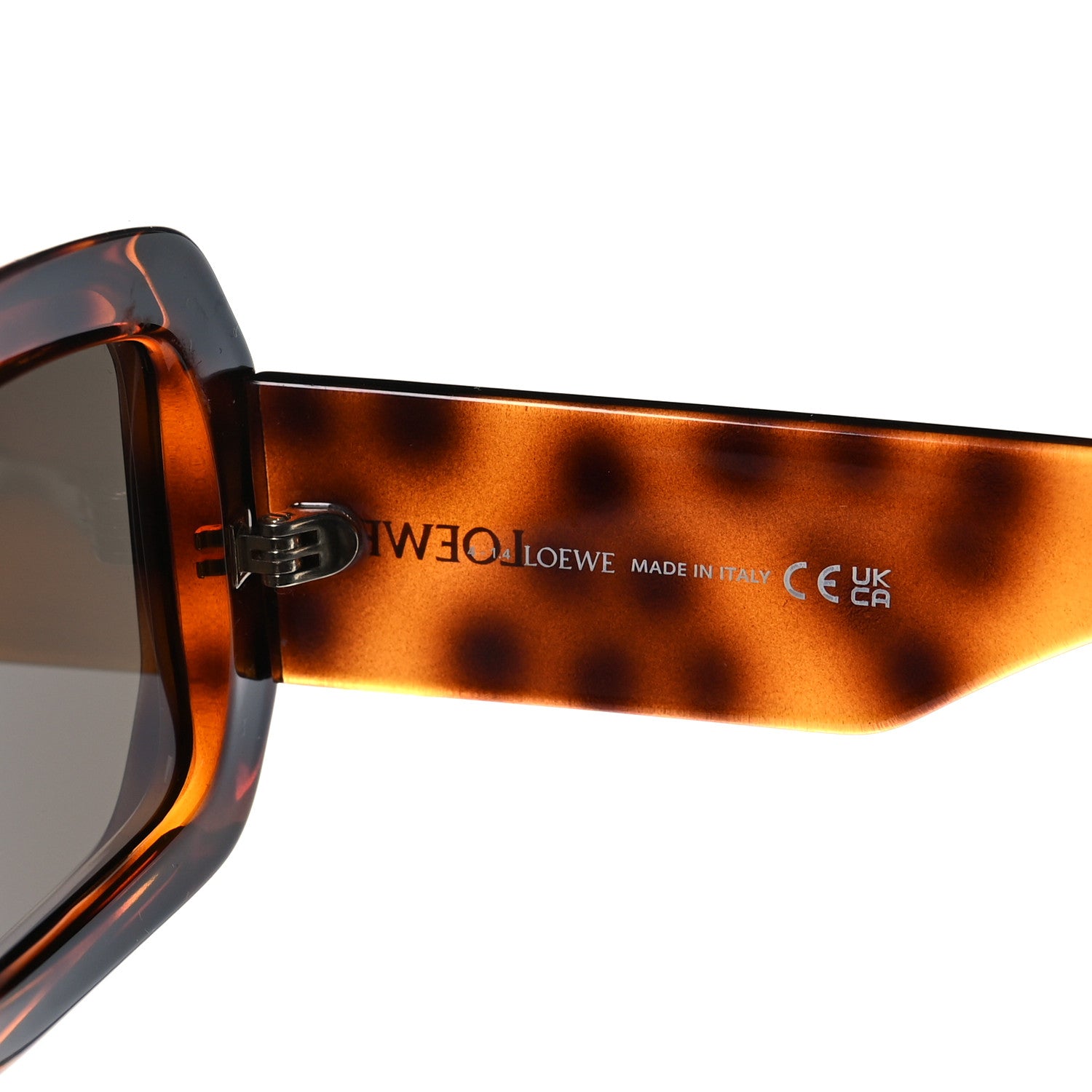 Loewe Acetate Paula's Ibiza Dive In Mask Sunglasses LW40064W Havana 6 of 7