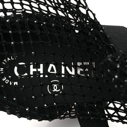 Chanel Resille Strass Kid Suede Patent Mary Jane Short Boots 36.5 Black 9 of 11
