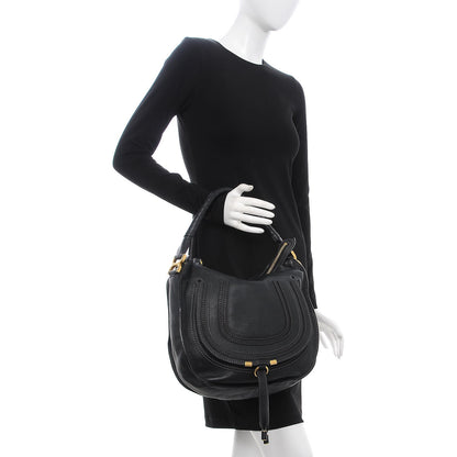Chloe Calfskin Medium Marcie Hobo Black 2 of 11