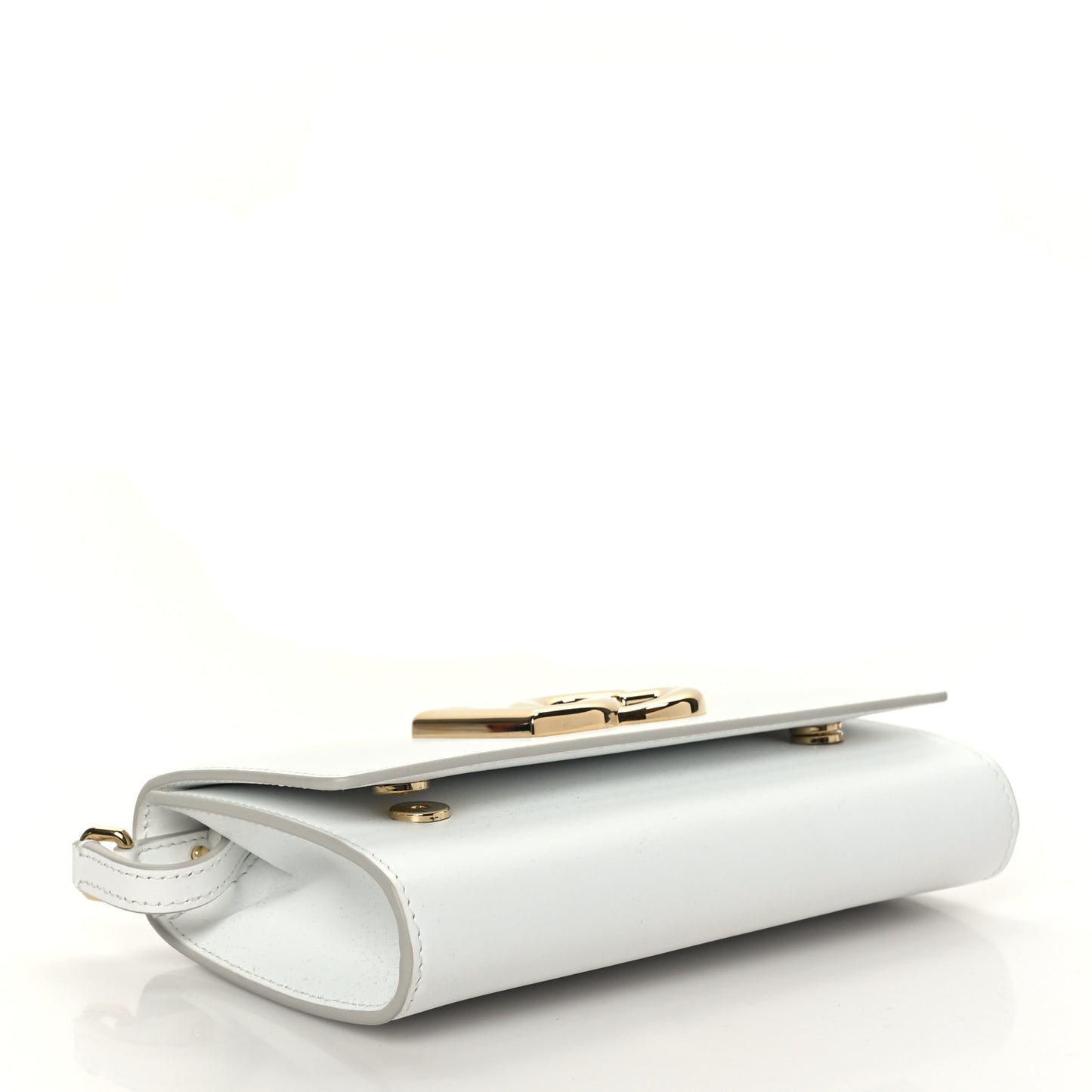 Calfskin DG Millennials Crossbody Bag White