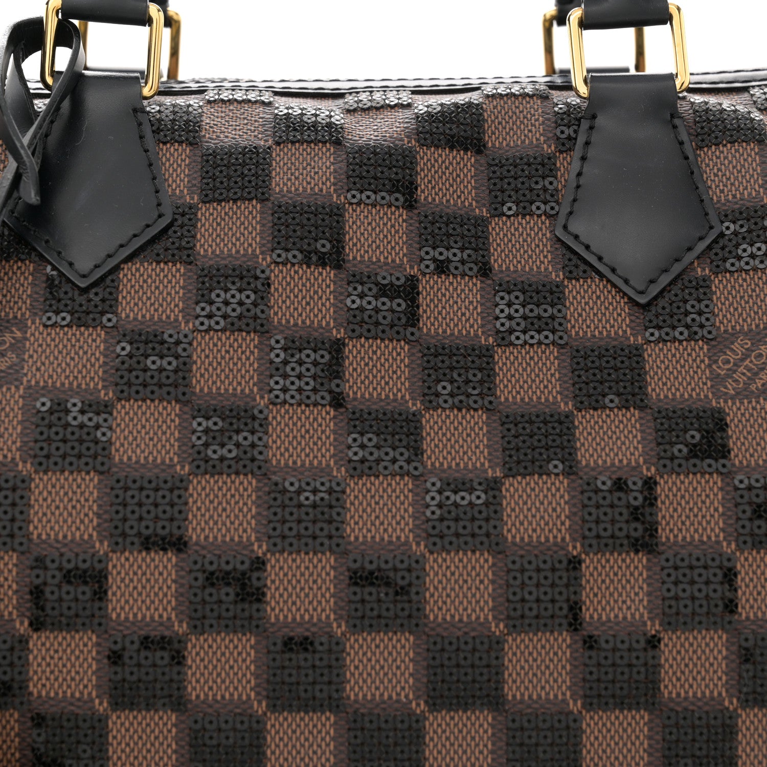 Louis Vuitton Damier Paillettes Speedy 30 Black 8 of 11