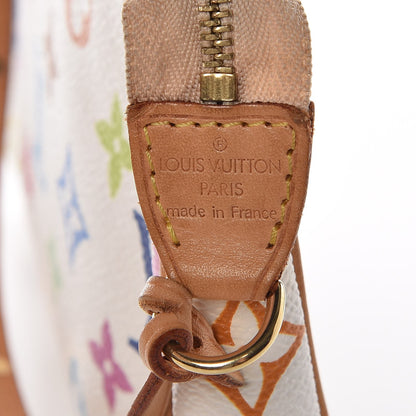 Louis Vuitton Monogram Multicolor Pochette Accessories White 6 of 8