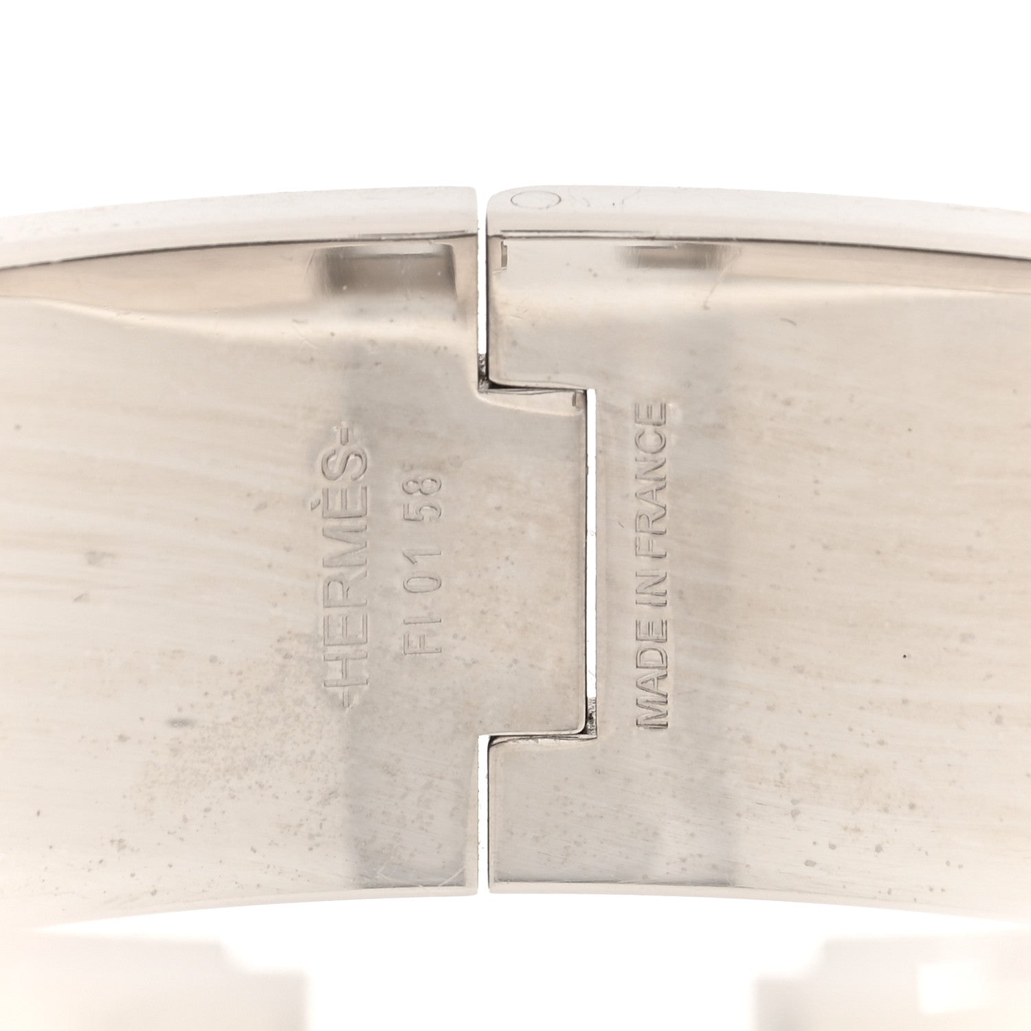Hermes Enamel Wide Clic Clac H Bracelet PM Rose Flamingo 4 of 4