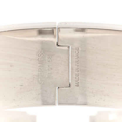 Hermes Enamel Wide Clic Clac H Bracelet PM Rose Flamingo 4 of 4