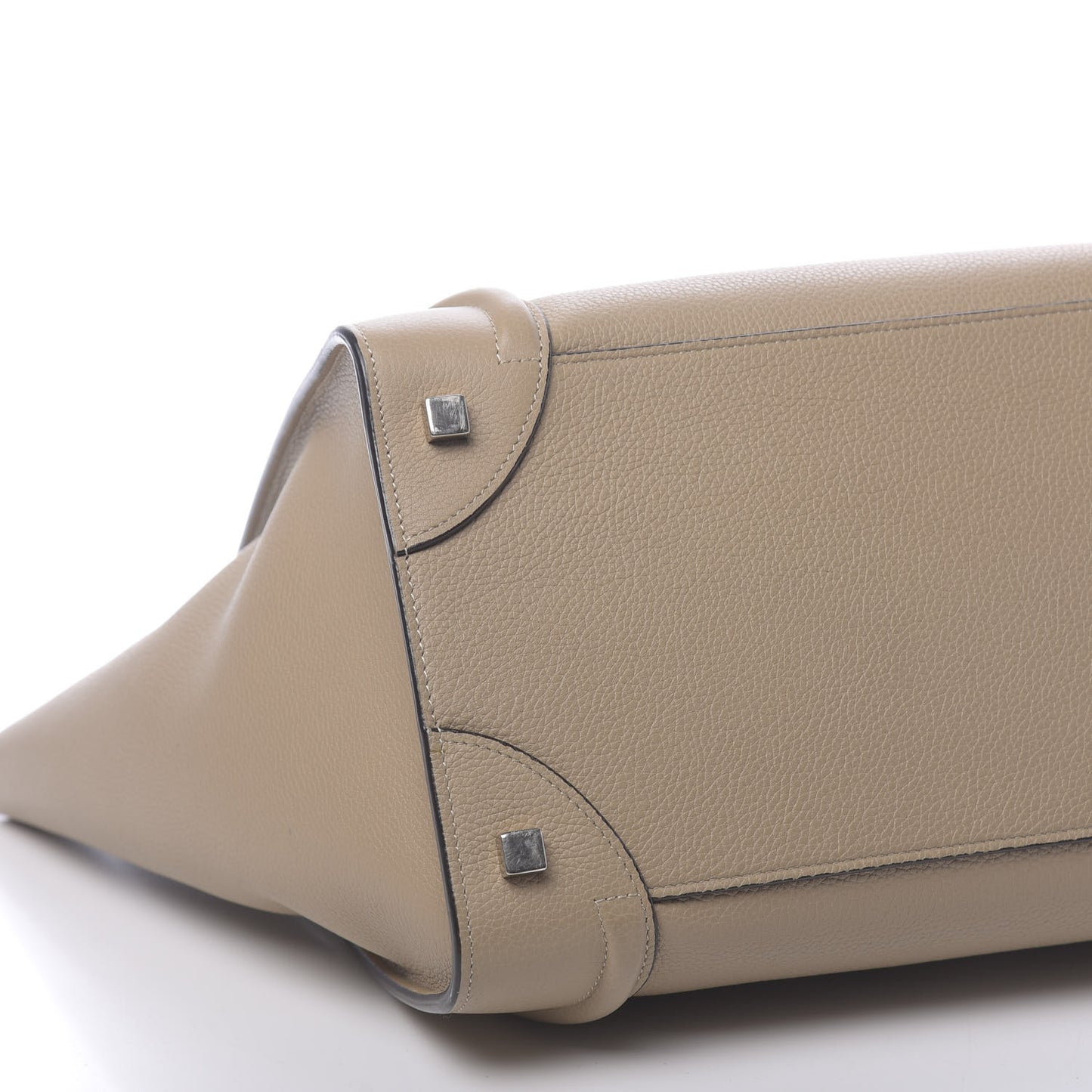 Drummed Calfskin Mini Luggage Dune