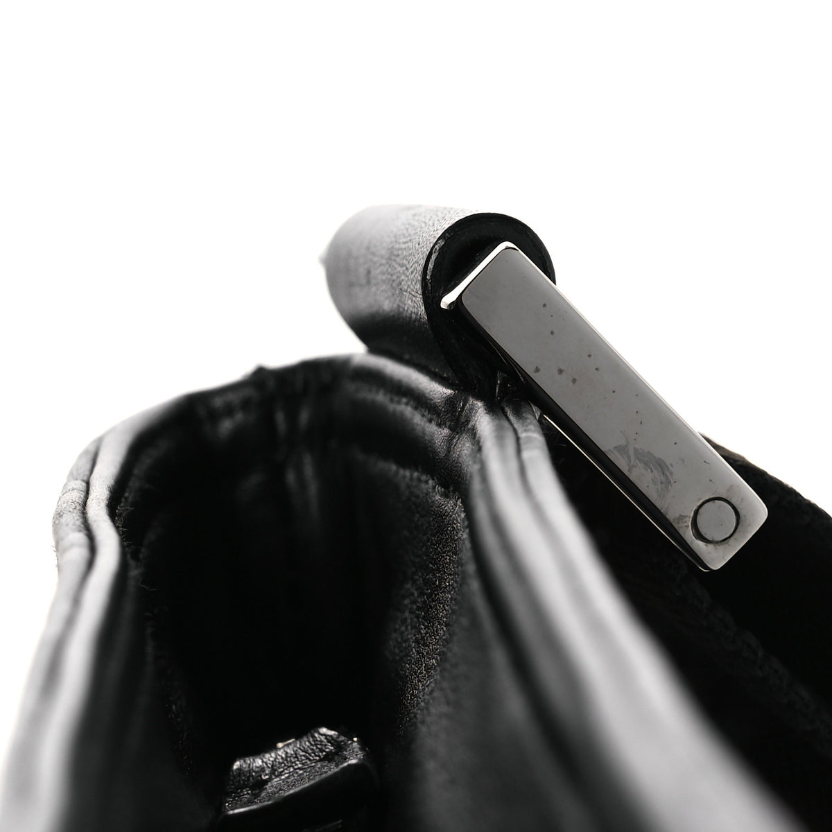 Guccissima Flat Messenger Bag Black