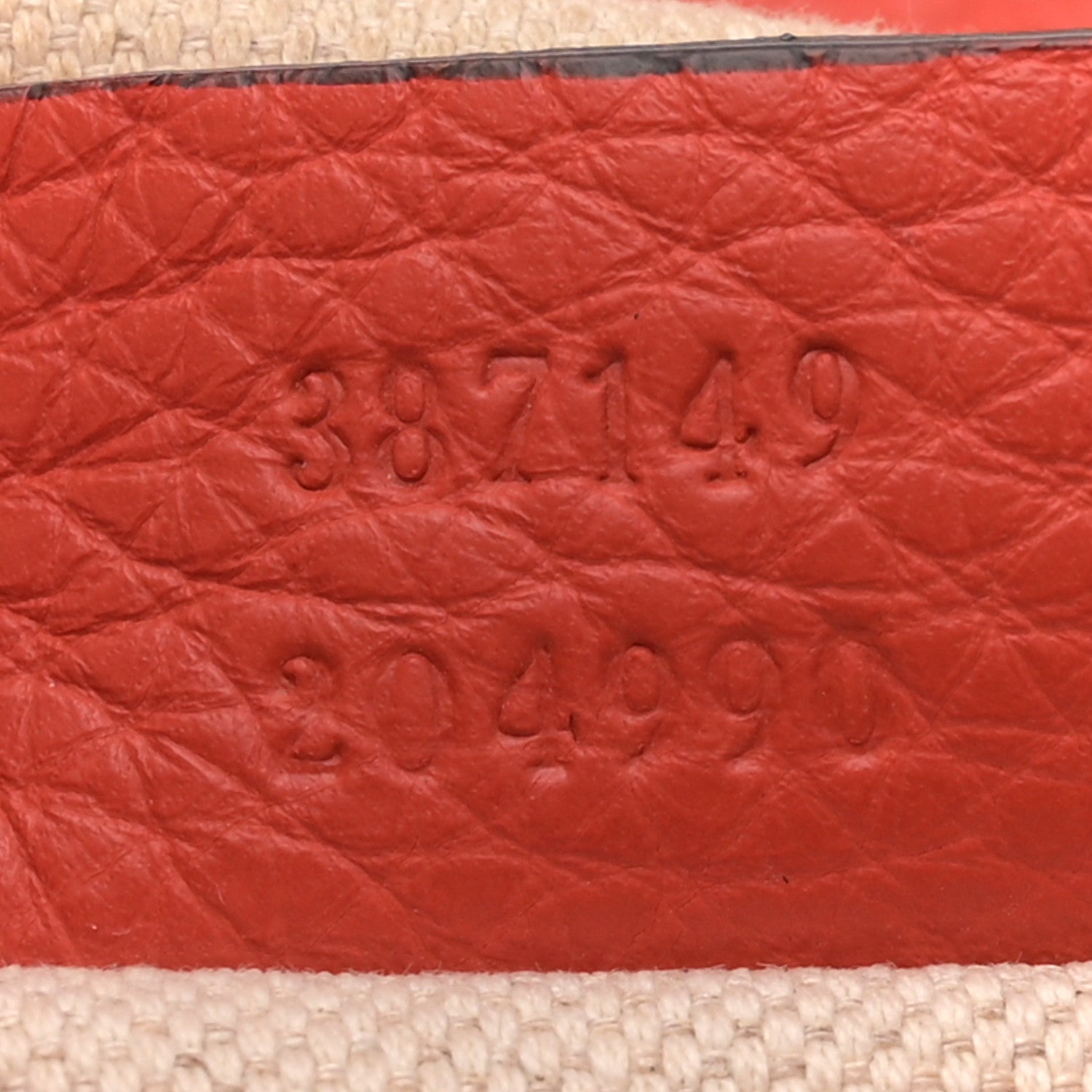 Gucci Calfskin Small Bamboo Backpack Orange 7 of 13