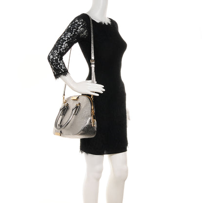 Burberry Heritage Grain Small Orchard Bowling Bag Silver 2 of 14