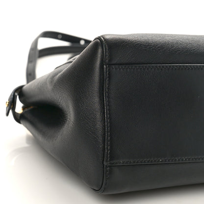 Fendi Nappa Mini Peekaboo Iconic Satchel Black 7 of 8