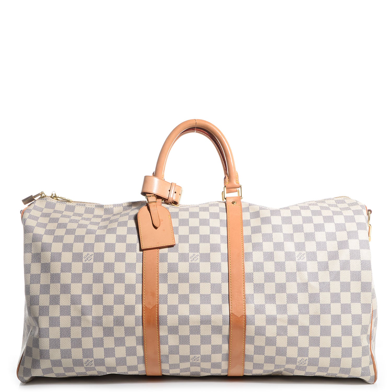 Louis Vuitton Damier Azur Keepall Bandouliere 55 1 of 7