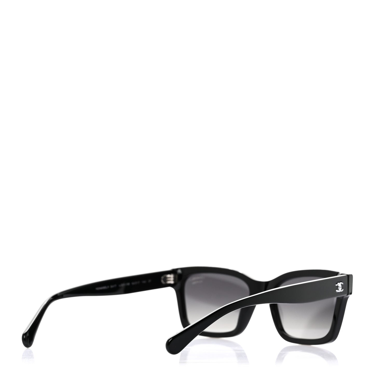 Acetate Polarized Square Sunglasses 5417 Black