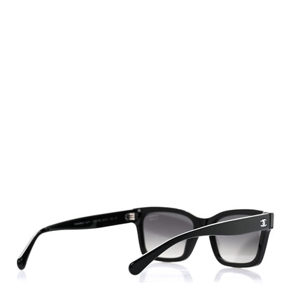 Chanel Acetate Polarized Square Sunglasses 5417 Black 4 of 8