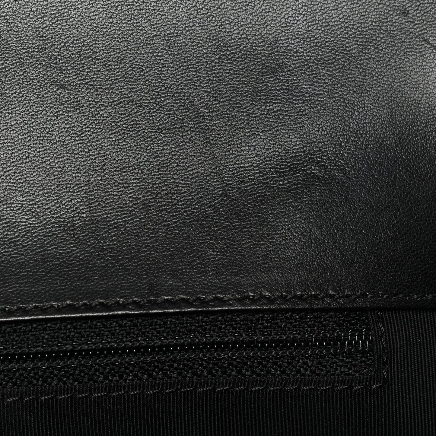 Lambskin Quilted New Medium Boy Flap Black