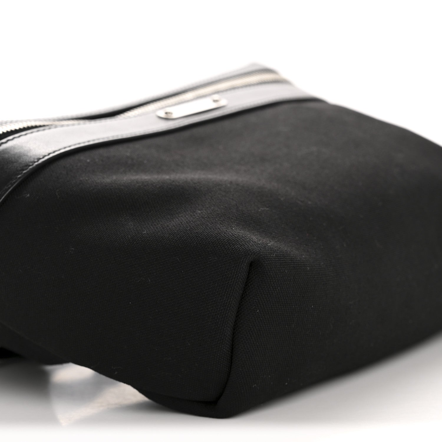 Saint Laurent Canvas Calfskin City Belt Bag Black 9 of 13